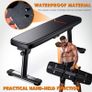 NEW SALE | Weight Bench Folding Workout Bench with Carrying Handle Flat Home Training Multiuse Fitness Bench Image 6