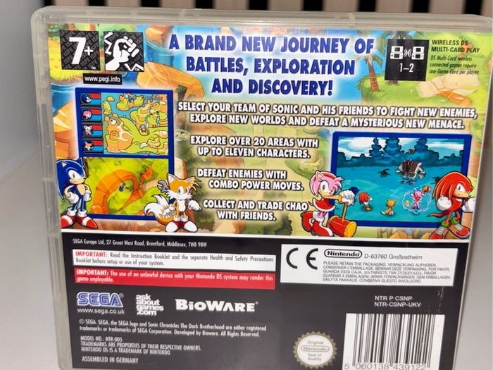 Sonic Chronicles The Dark Brotherhood DS