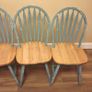 4 Wooden dinning chairs Image 2