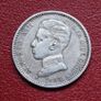 1903 S M V Spain 1 Peseta - Alfonso XIII 4th portrait Silver coin Image 3