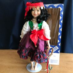 New Collectable Porcelain Gypsy Doll
