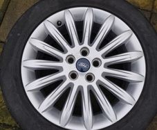 Ford alloys with tyre