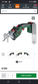 Unopened bosch keo 18v brand new e185