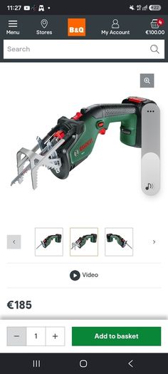 Unopened bosch keo 18v brand new e185