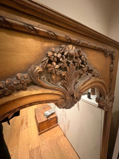 Large ornate mirror