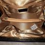 Navy Patent PEACH Handbag Image 5