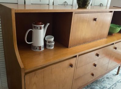 Mid century teak side board in VGC