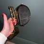 Gold aesthetic magnifying mirror Image 3