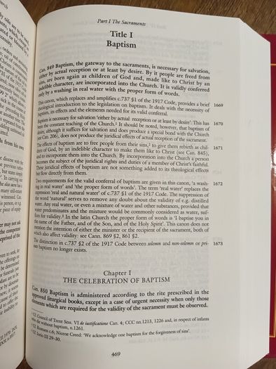 Rare Find. Canon Law: Letter and Spirit