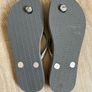 Silver slim Havaianas uk1-2 Image 3