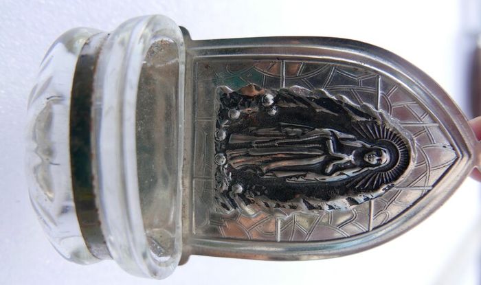 Vintage Holy Water Font - The Miraculous Medal
