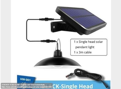 Waterproof Solar Lamp