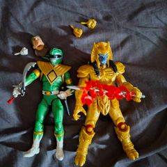 Power Rangers Lightning Collection Green Ranger / Goldar Action Figures