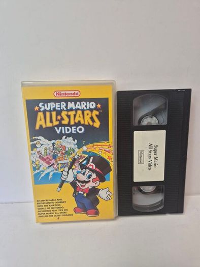 Super Mario All-Stars Promo VHS (1993)  Rare Nintendo UK/IRL PAL  Play Tested!
