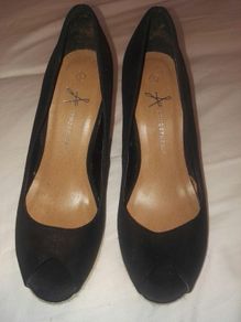 Black Wedge Shoes