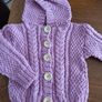 Brand new hand knitted baby cardigans and hooded jackets Image 5