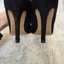 L.K. Bennett Suede Mesh Accents Black Pumps Image 5