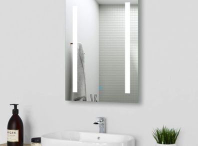 500x700 Illuminated Bathroom Wall Mirrors with Demister Pad,LED Lights,IP44,Touch Sensor (FREE POSTAGE)