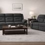 New 3+2 Beige Recliner With Hidden Cupholders Image 2