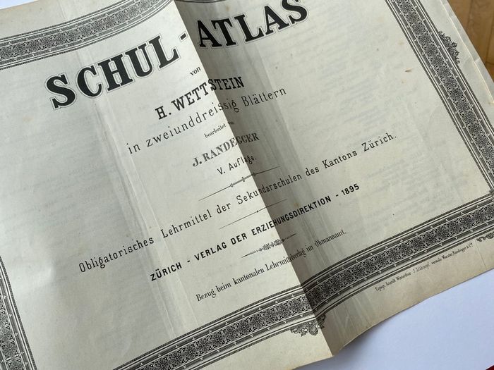 German Atlas from 1895