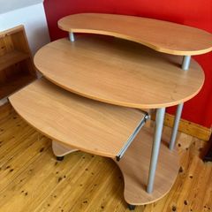 desk with wheels