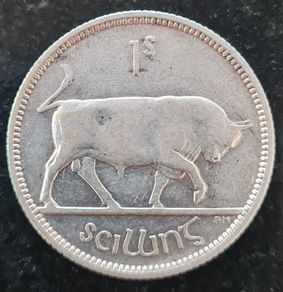Ireland Eire 1933  Silver Shilling 1s coin