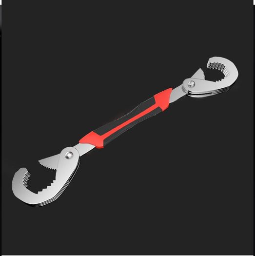 Adjustable Open End Double Wrench Multifunctional Universal Pipeline High Carbon Steel Wrench Set Manual Hardware Grip Tool