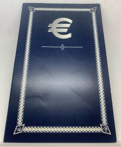 Euro coin prototype display album holder only no coins