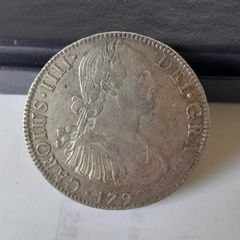 Spanish/Mexican Silver 1792 Pillar Dollar / 8 Reales