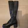 Black high knee boots Image 3
