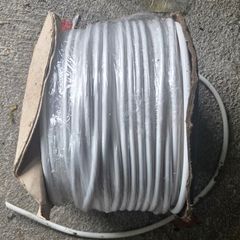 3183Y / H05VV-F 3-core 1.5mm white round flex