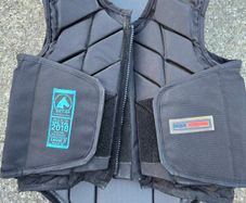 Horse riding protector, riding shoes,  Shires riding hat