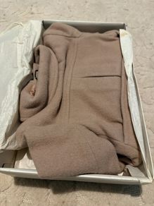 Vintage Rob Roy toddler wool coat, camel, 12-18 months, made in Britain