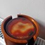 Vintage natural agate and wooden coaster set rrp 85e Image 3