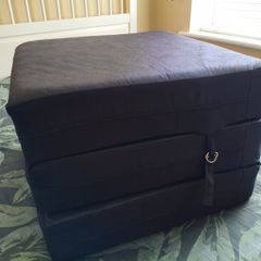 Folding mattress single