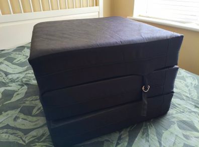 Folding mattress single