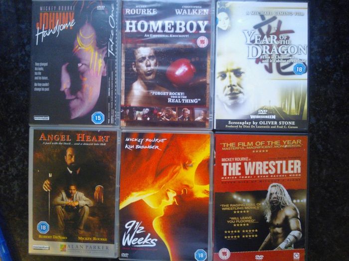 Mickey Rourke Dvd Collection