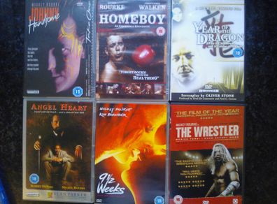 Mickey Rourke Dvd Collection