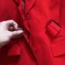 red skirt suit Anne Klein Image 2