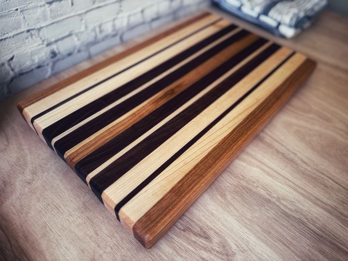 Handcrafted Chopping Board - Walnut, Maple and Cherry