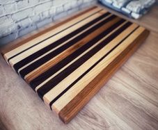 Handcrafted Chopping Board - Walnut, Maple and Cherry