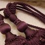 Tiebacks  wine colour Image 4