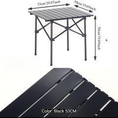 Folding table for camping. Brand new. 50x50x53