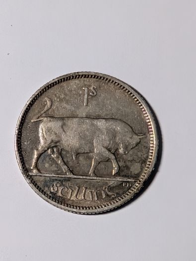 Irish Silver Shilling 1933.