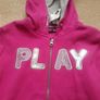 Girls Play Embossed Hoody - NEW Image 4