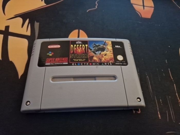 Desert Strike Return to Gulf Super Nintendo Snes Arcade Retro Games Original
