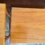 Two Nesting Honey Teak Side Occasional Tables made in Denmark Image 5