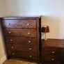 Dressing table and mirror, bedside locker,  drawers Image 2