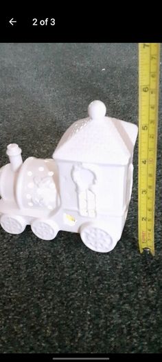 Festive ceramic train