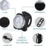 Bike Light Set, Super Bright USB Rechargeable Waterproof Mountain Road Safety & Easy Mount LED Bicycle Lights, USB Cycling Front & Rear Light Image 4